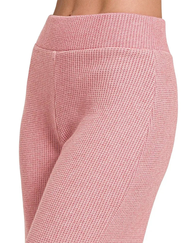 Zenana Sweater Boxy Top & Long Pants Set