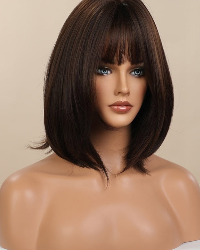 Full-Machine Bobo Synthetic Wigs 9''