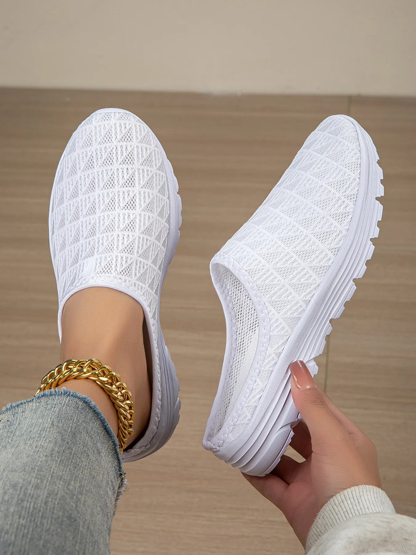 Breathable Mesh Slip-Ons 