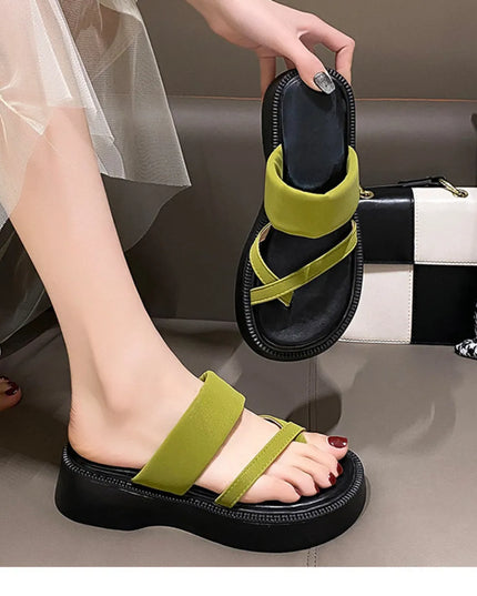 Multi-Strap Platform Sandals 