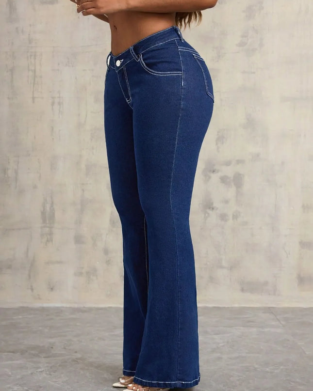 Flare Jeans with Pockets
