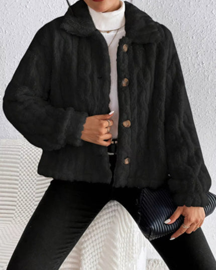 Cozy Fleece Button-Up Outerwear