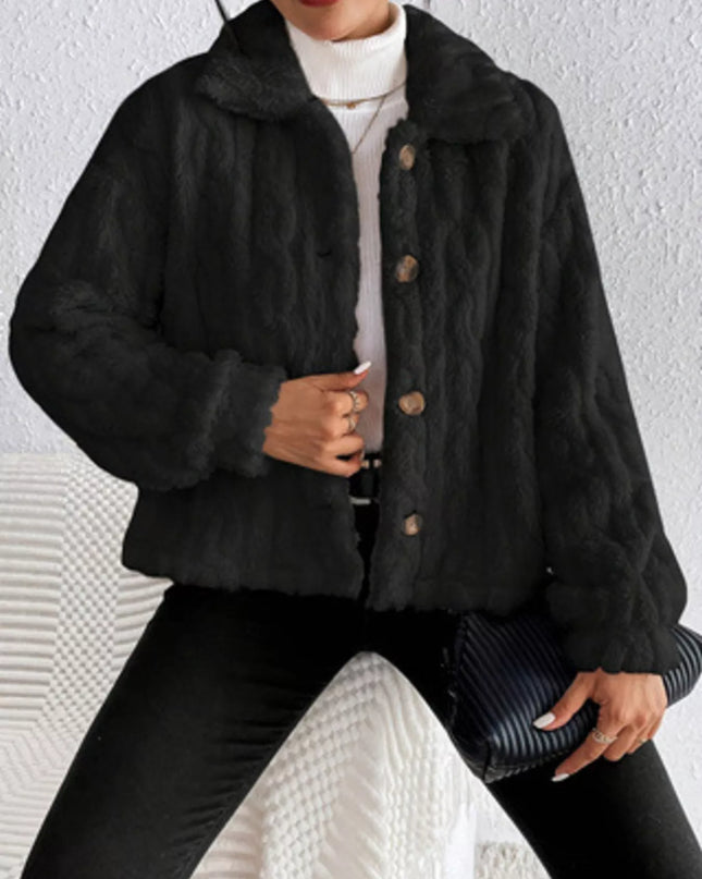 Cozy Fleece Button-Up Outerwear