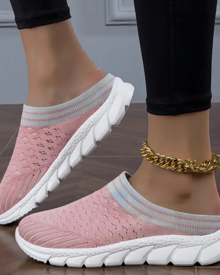 Breathable Mesh Slip-On Sneakers 