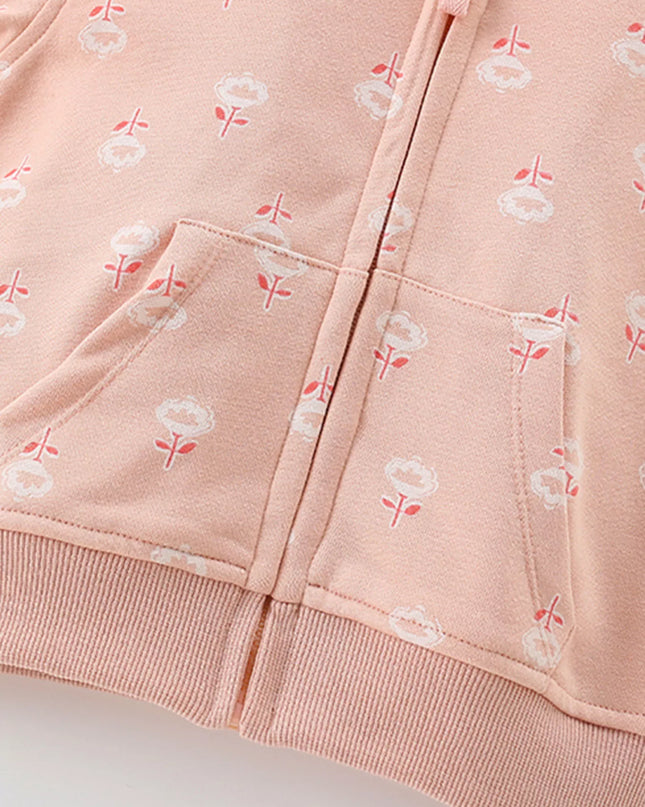 Children's Zip Up Long Sleeve Hooded Outerwear