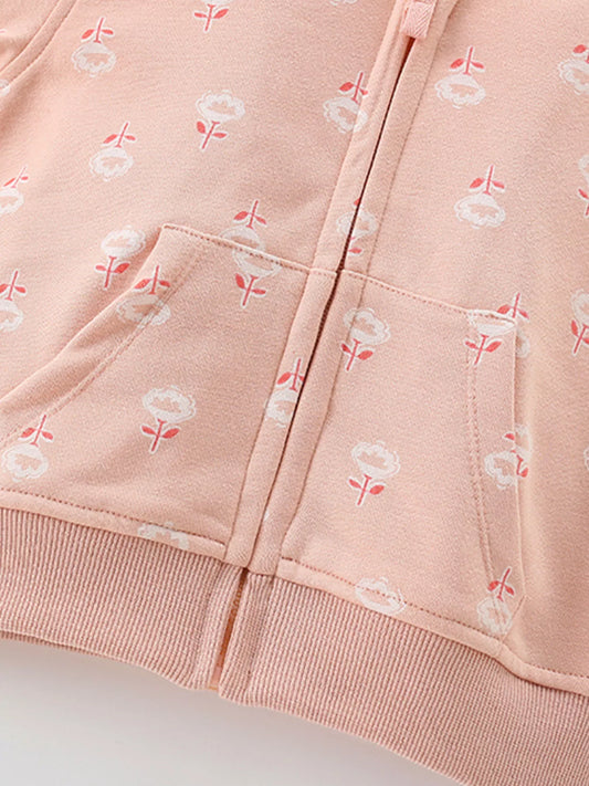 Children's Zip Up Long Sleeve Hooded Outerwear