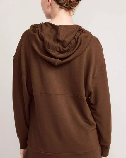 Drawstring Kangaroo Pocket Long Sleeve Hoodie