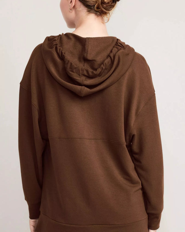 Drawstring Kangaroo Pocket Long Sleeve Hoodie