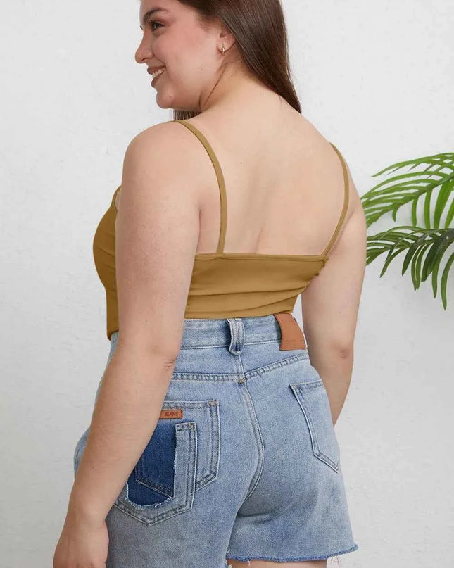 Basic Bae Full Size Round Neck Slim Cami