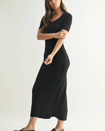 MONO B Laguna Soft Drape Maxi Dress