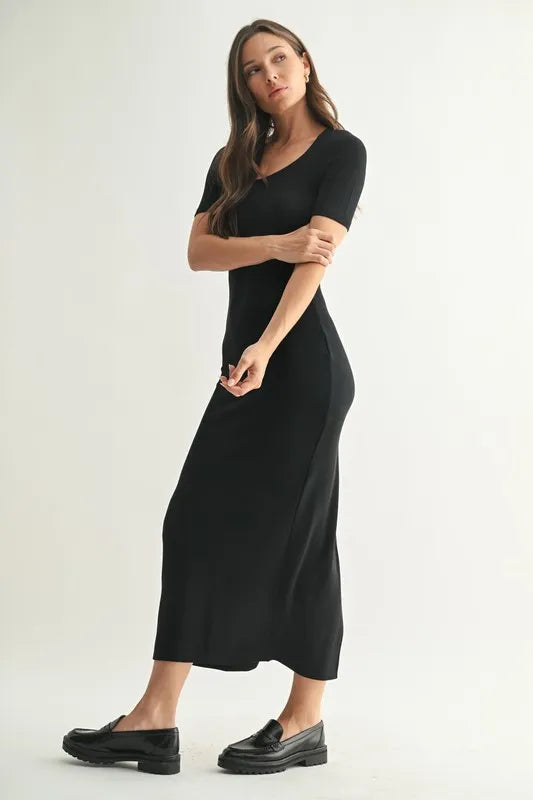 MONO B Laguna Soft Drape Maxi Dress