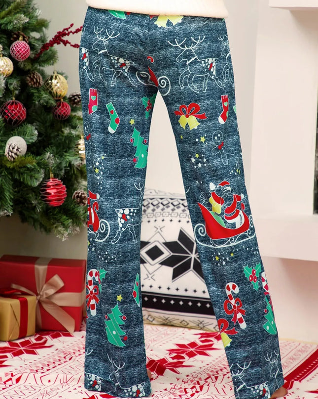 Christmas Straight Leg Pants