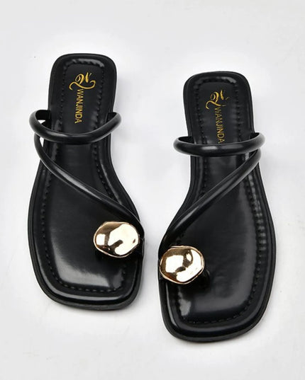 PU Leather Summer Sandals 