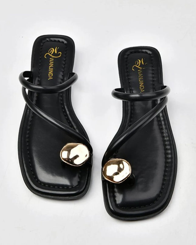 PU Leather Summer Sandals 