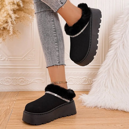 Round Toe Platform Boots