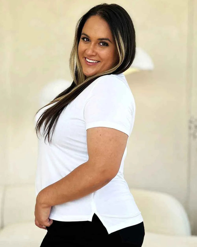 Basic Bae Full Size Round Neck Short Sleeve T-Shirt