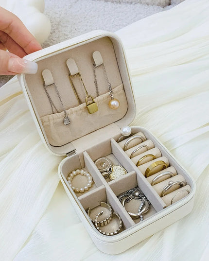 PU Leather Square Jewelry Box