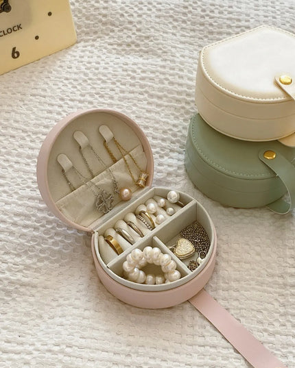 PU Leather Travel Jewelry Box