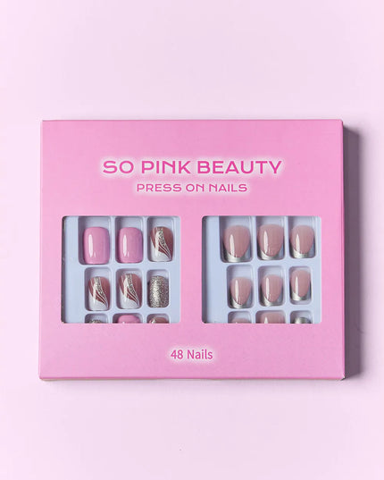 SO PINK BEAUTY Press On Nails 2 Packs
