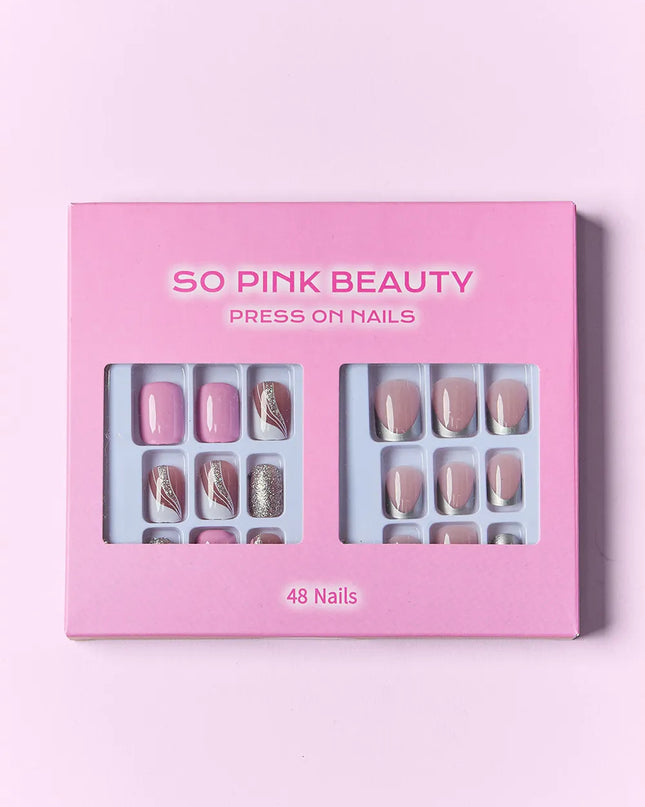 SO PINK BEAUTY Press On Nails 2 Packs