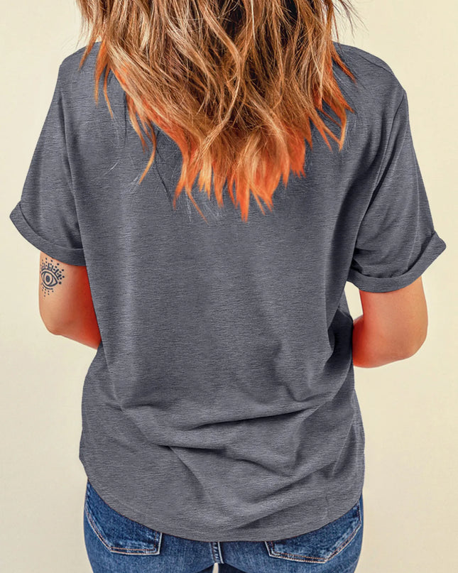 Sequin Bow Short Sleeve Tee