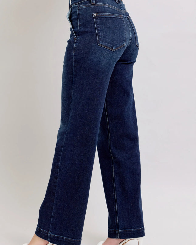 Judy Blue High-Waisted Wide Leg Jeans