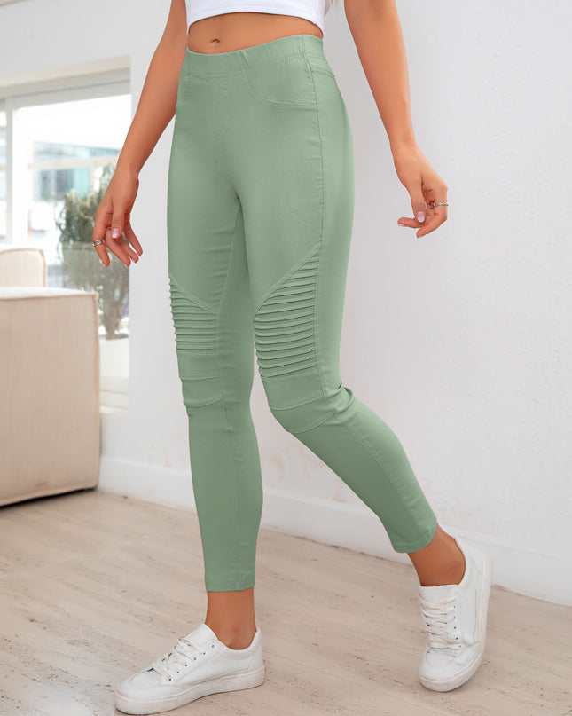 Ribbed Detail Leggings