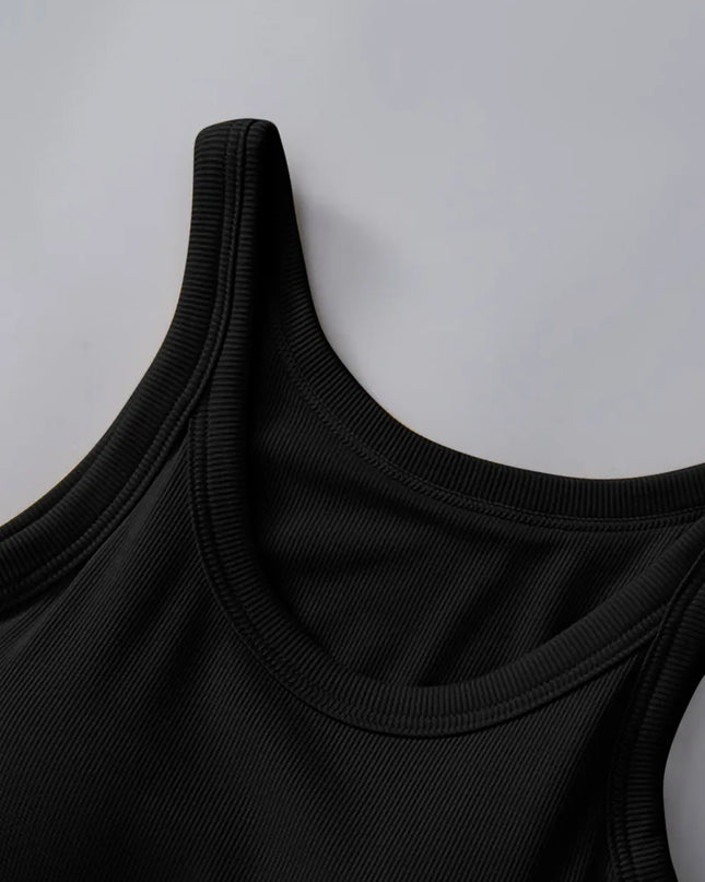 Round Neck Tank with Bra