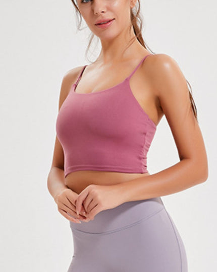 Millennia Feel Like Skin Scoop Neck Sports Cami