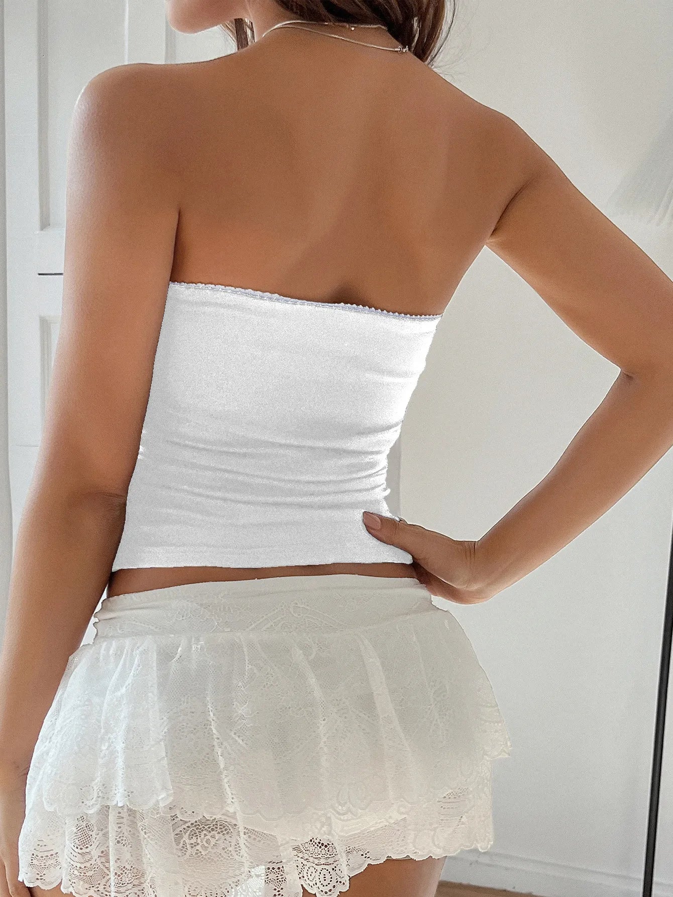 Bow Detail Tube Top