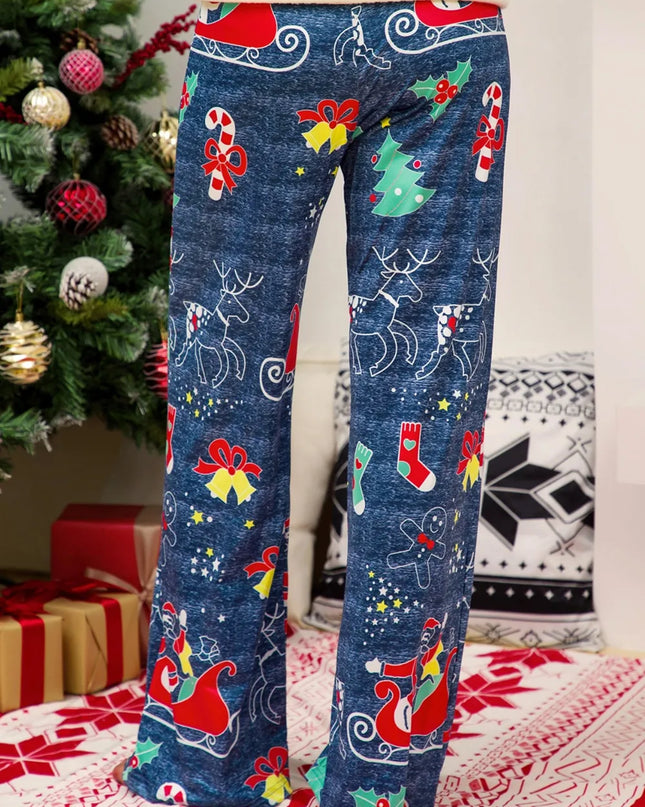 Christmas Straight Leg Pants