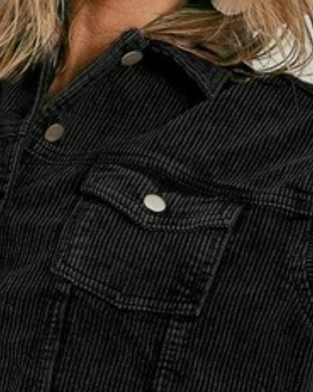 BiBi Vintage Washed Corduroy Jacket