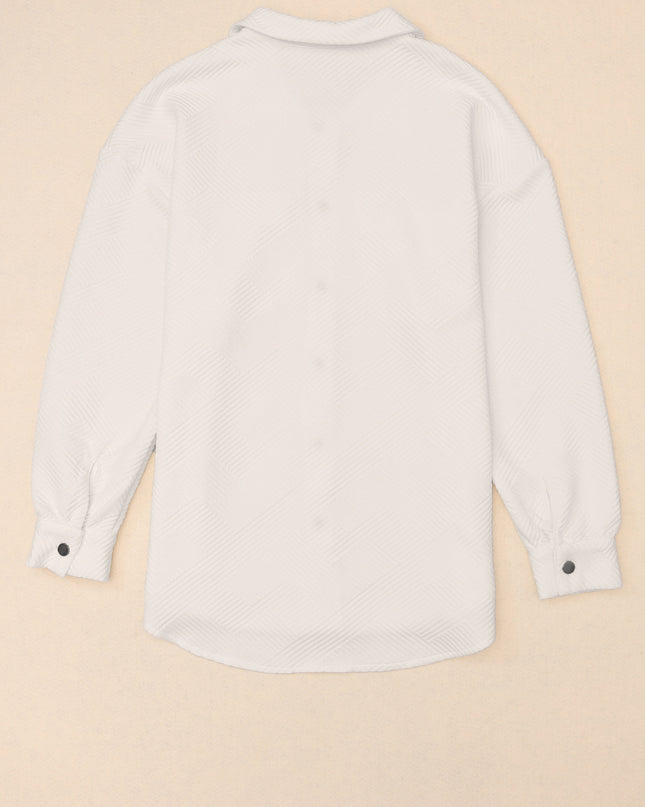 Snap Down Collared Jacket