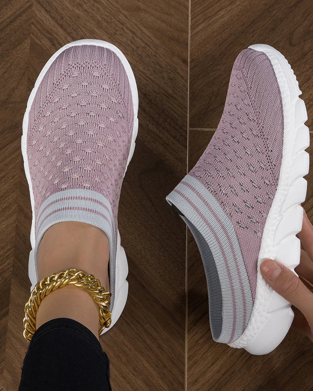 Breathable Mesh Slip-On Sneakers 