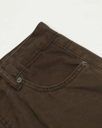 Men's Cargo Jeans with Multi-Pocket