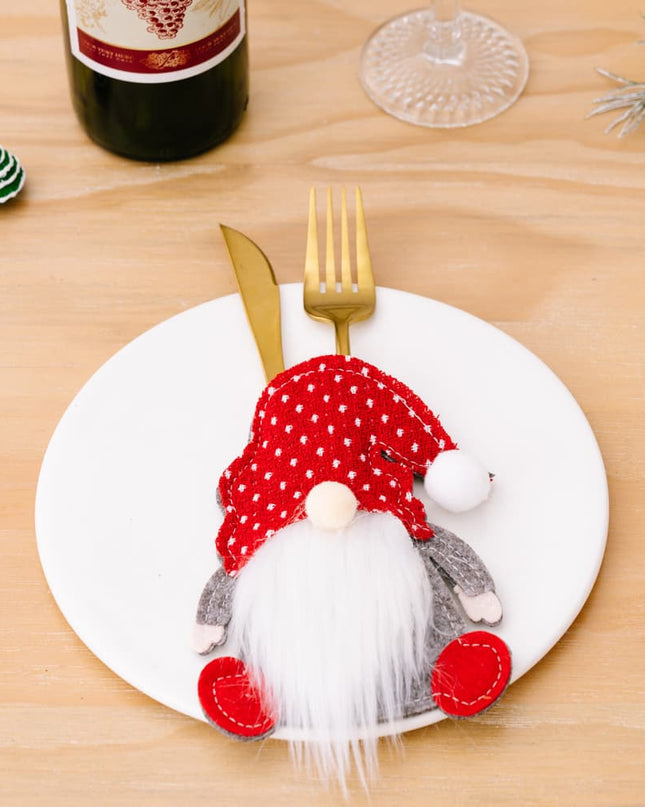 3-Piece Faceless Gnome Cutlery Holders
