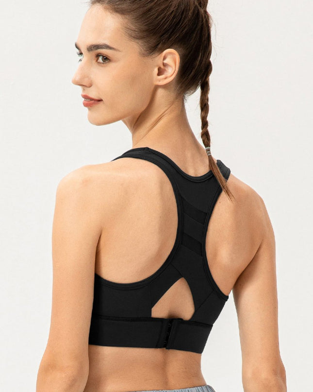 Scoop Neck Long Sports Bra 