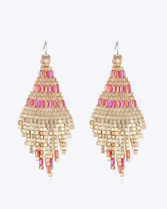 Beaded Dangle Earrings 