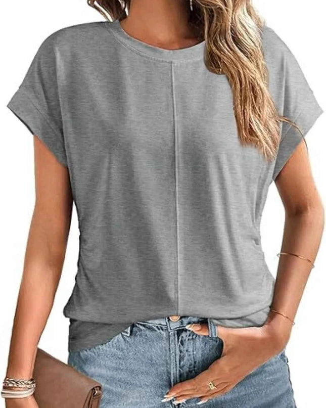 Round Neck Short Sleeve T-Shirt