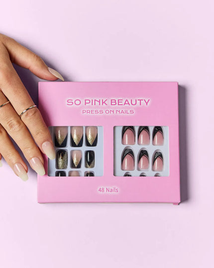 SO PINK BEAUTY Press On Nails 2 Packs Nova One Size