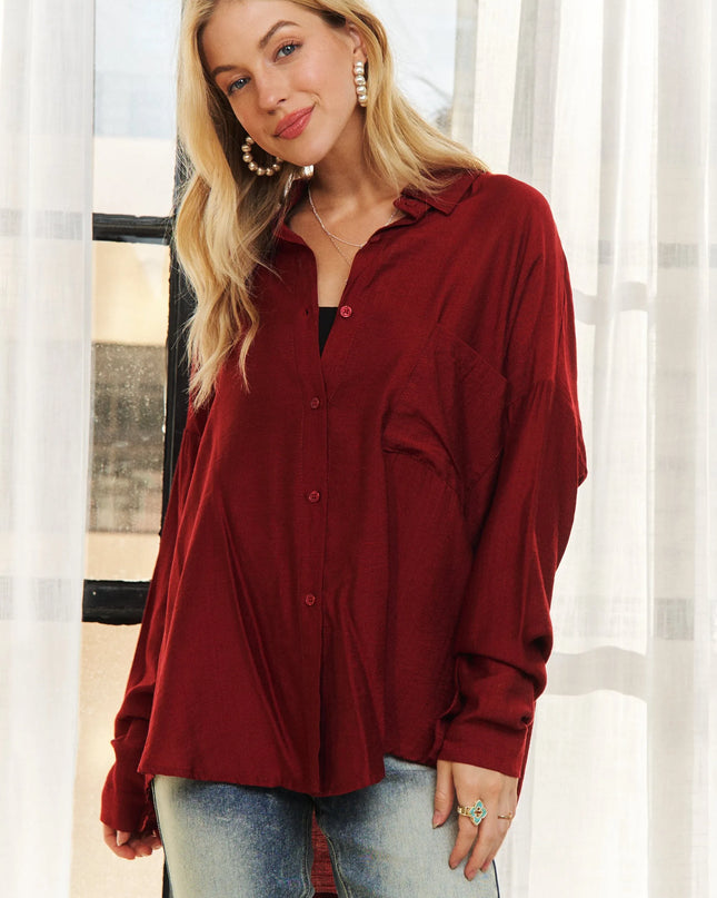 ADORA Button Down Linen Shirt