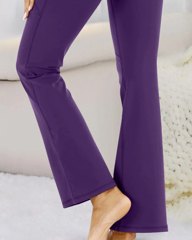 Pocketed High Waist Active Pants