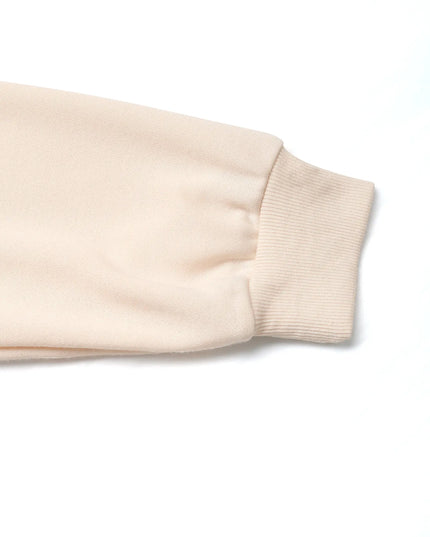 Sequined Bow Round Neck Sweatshirt