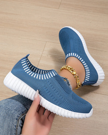 Breathable Knit Slip-On Athletic 