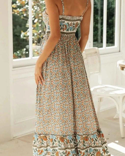 Printed Maxi Cami Dress