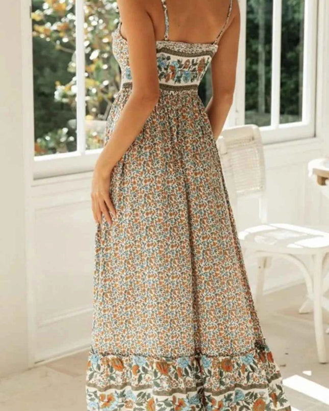 Printed Maxi Cami Dress