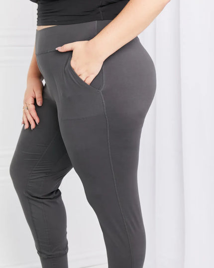 Leggings Depot Full Size Pocketed High Waist Pants