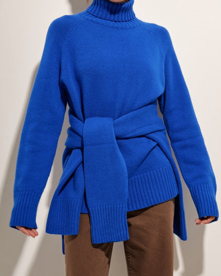 Turtle Neck Raglan Sleeve Sweater