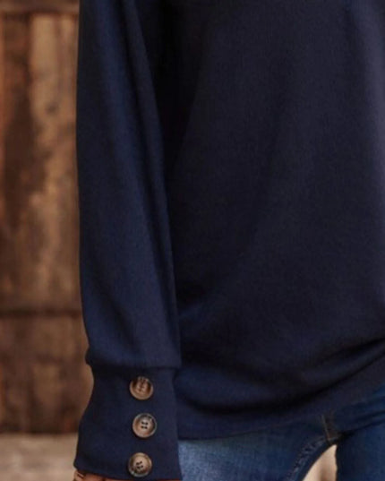 V-Neck Long Sleeve T-Shirt 