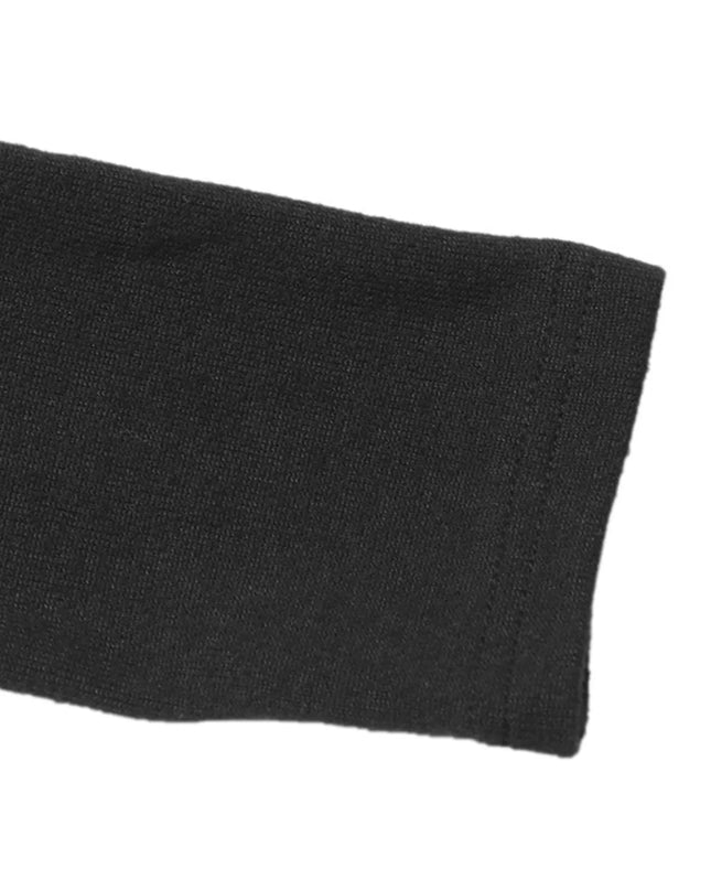 Asymmetrical Contrast Long Sleeve Dress